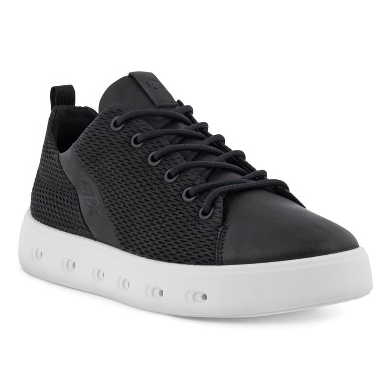 BLACK ECCO STREET 720 W SNEAKER