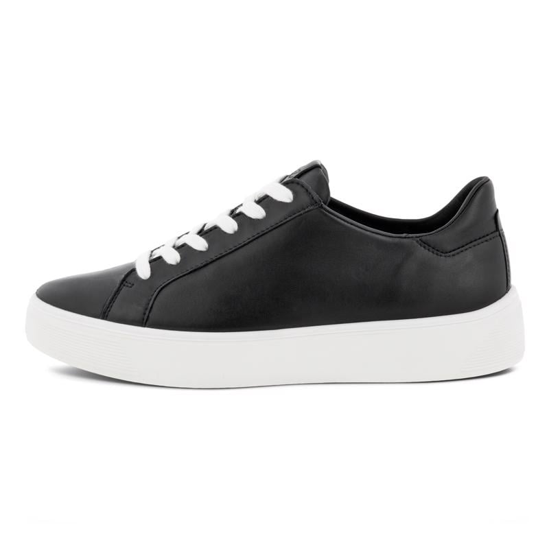 BLACK ECCO STREET TRAY W SNEAKER