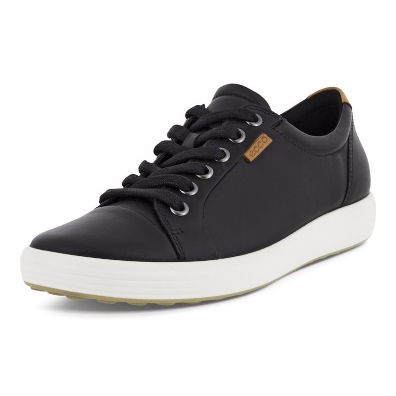 BLACK ECCO SOFT 7 W SHOE