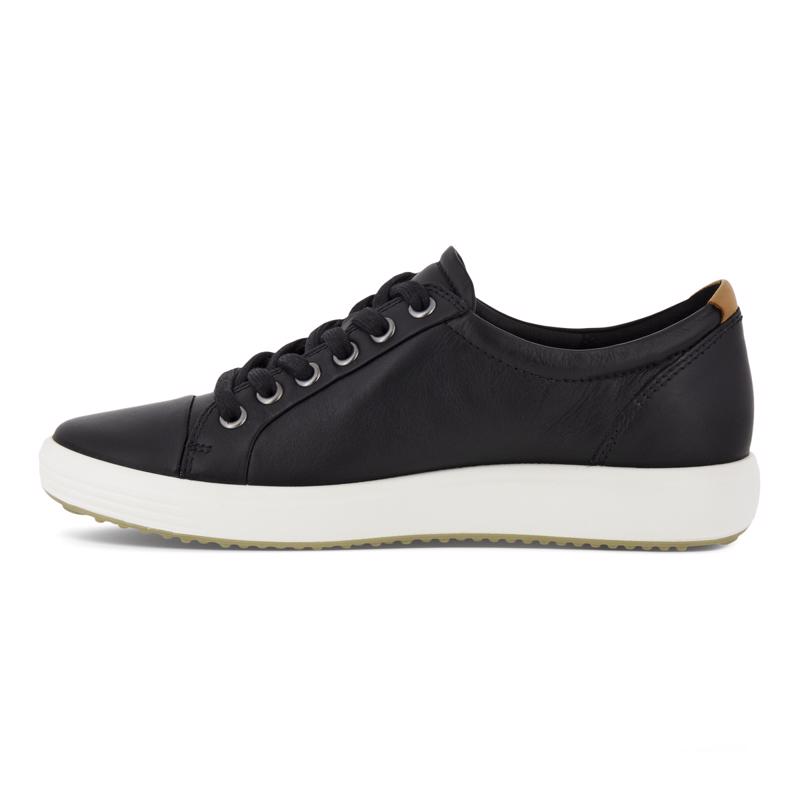 BLACK ECCO SOFT 7 W SHOE