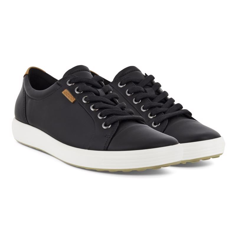 BLACK ECCO SOFT 7 W SHOE