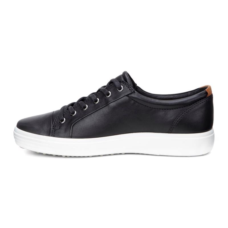 BLACK ECCO SOFT 7 SNEAKER O.G