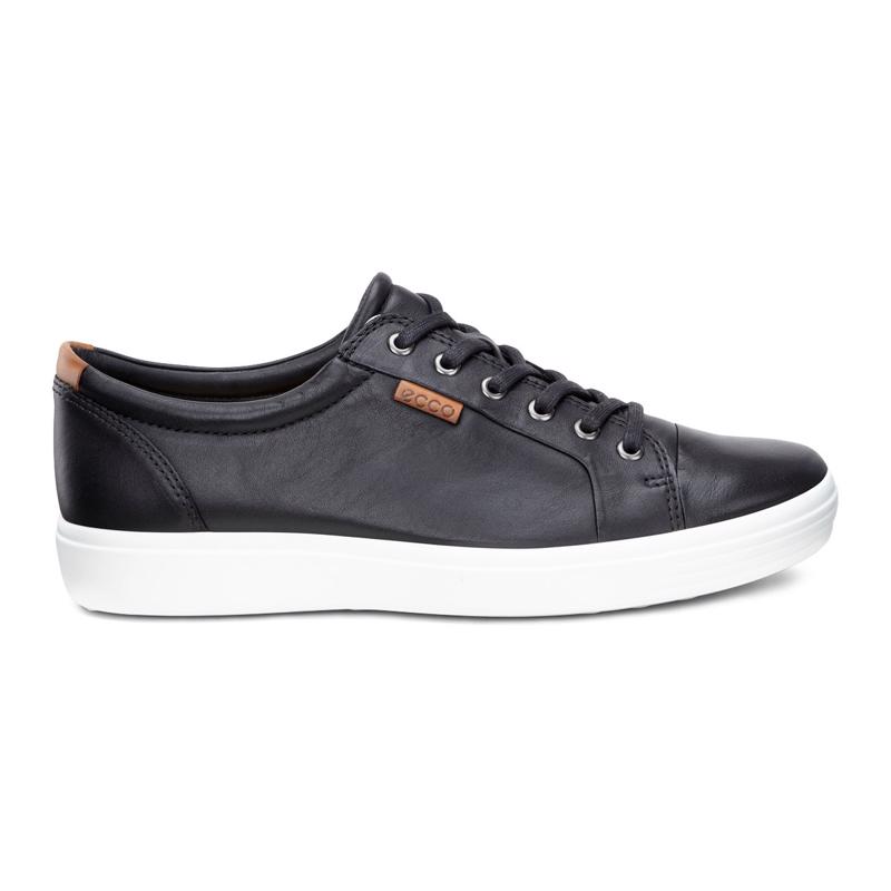 BLACK ECCO SOFT 7 SNEAKER O.G