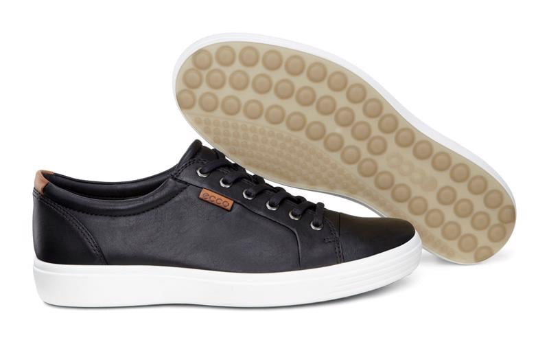 BLACK ECCO SOFT 7 SNEAKER O.G