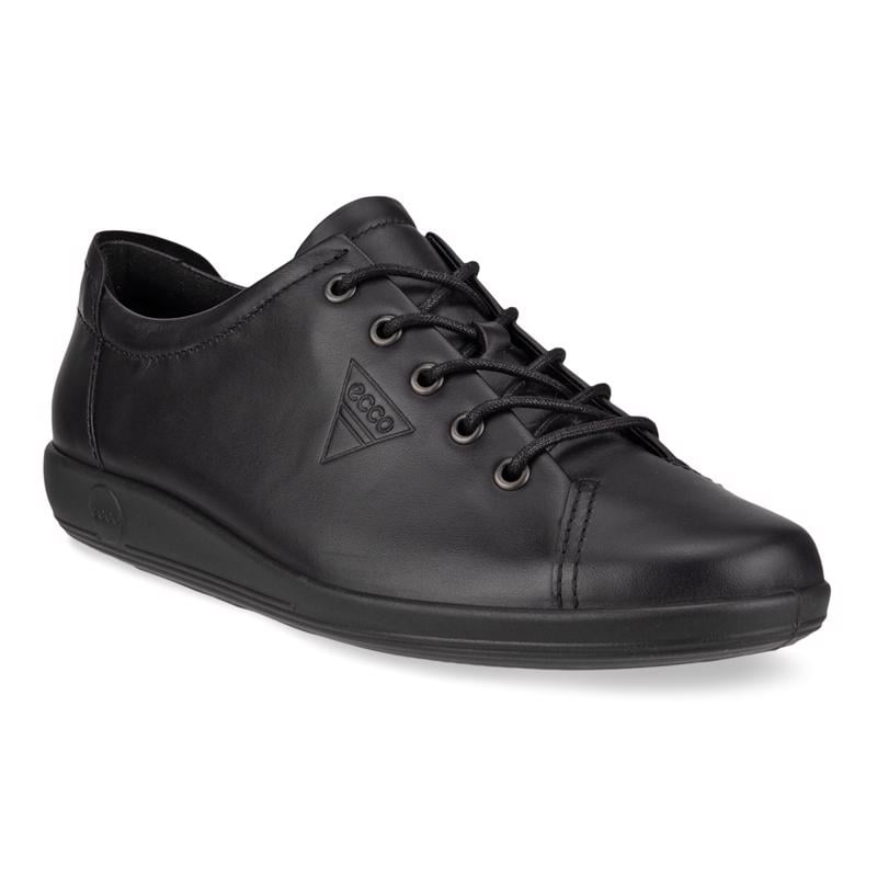 اسود ECCO SOFT 2.0 BLACK WITH BLACK SOLE