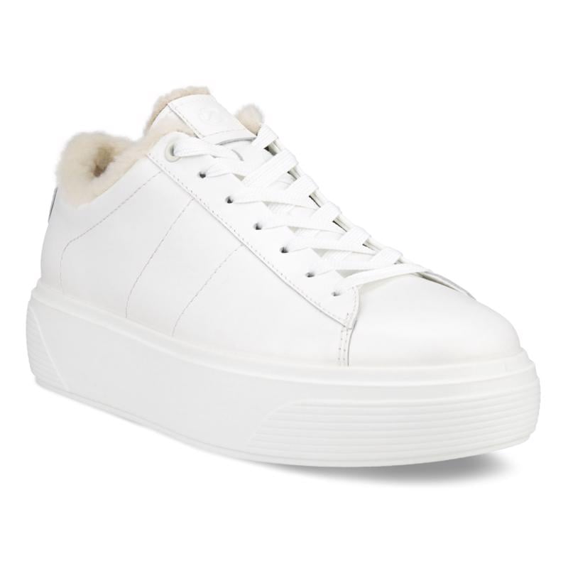 ابيض Ecco Street Platform W White