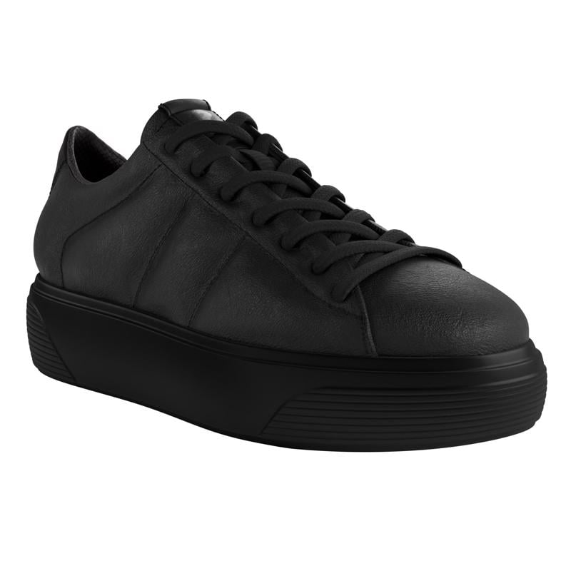 BLACK ECCO STREET PLATFORM W Black