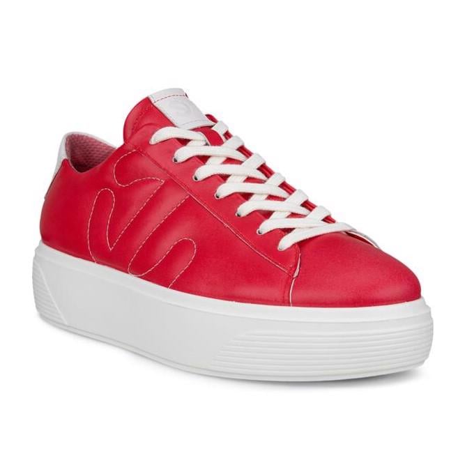 Red ECCO STREET PLATFORM W Teaberry