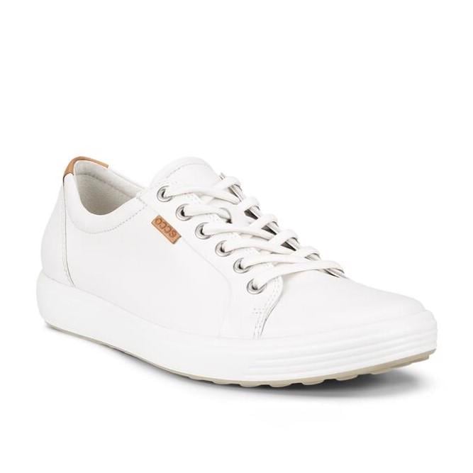 White ECCO SOFT 7 LADIES WHITE