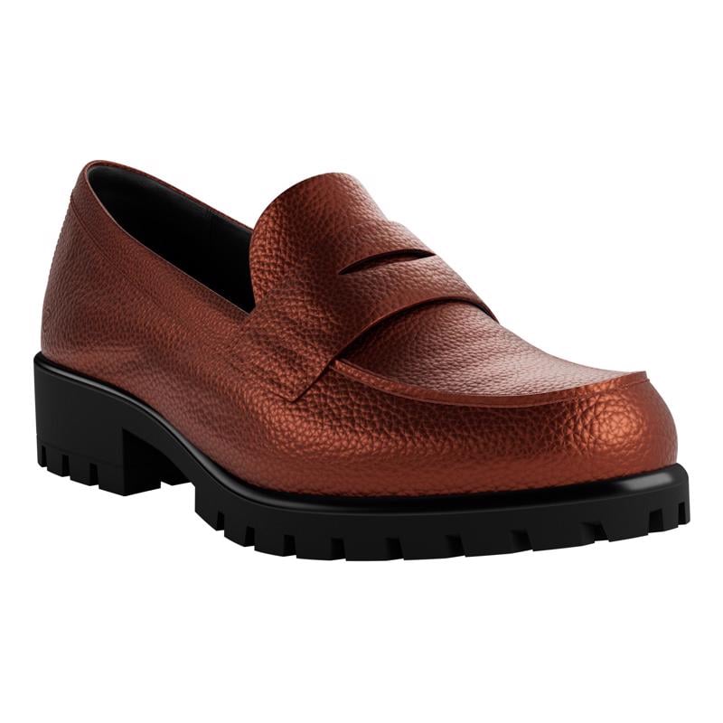 Brown ECCO Modtray W Bronze Antique