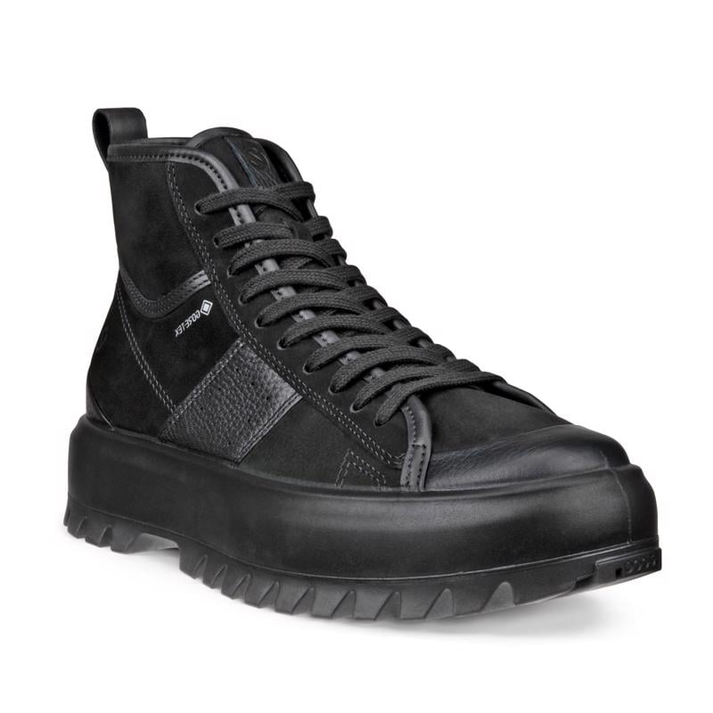 BLACK ECCO STREET ACE RUGGED W Black