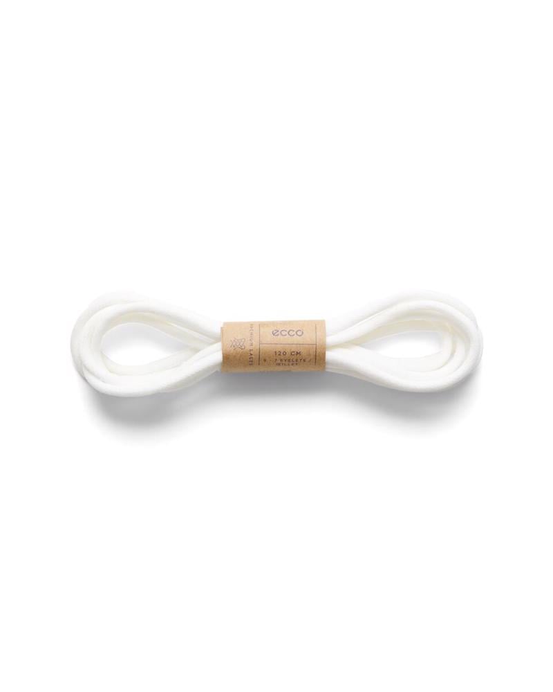 White ECCO Laces WHITE