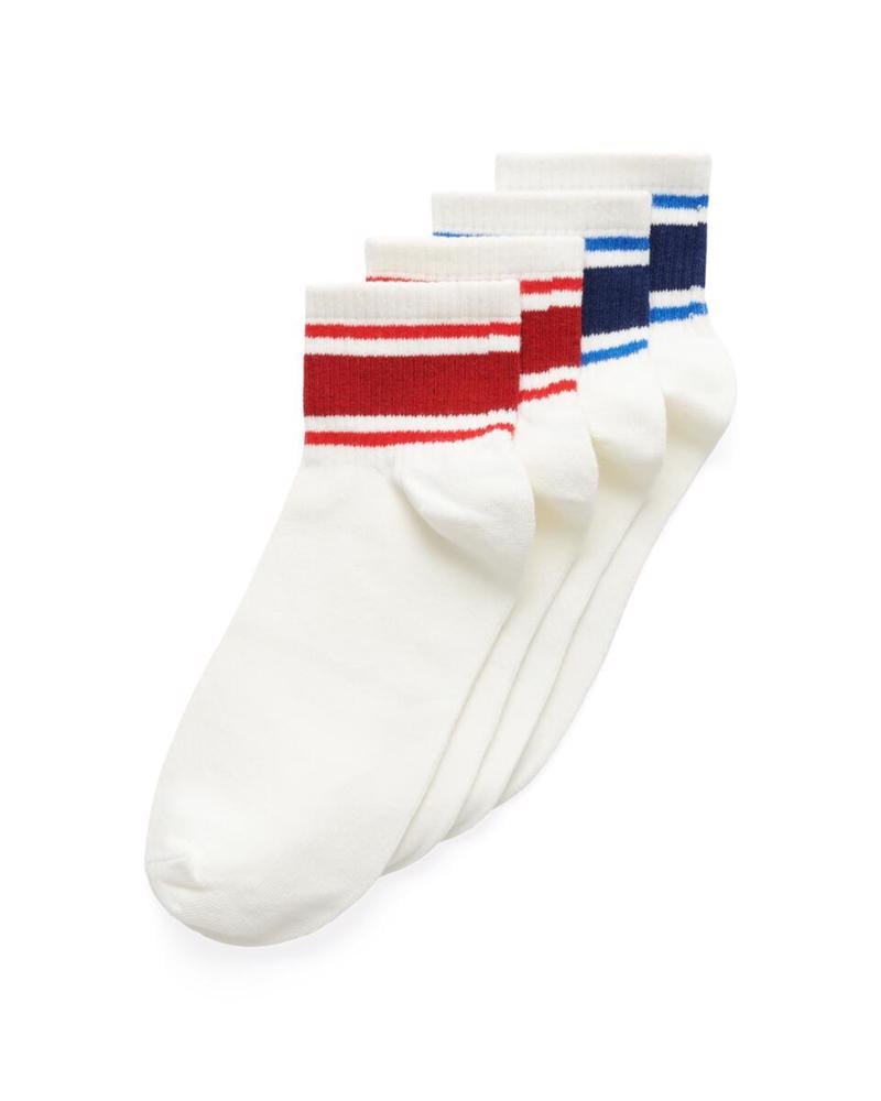 Red ECCO Retro Sport Low Cut 2-Pac