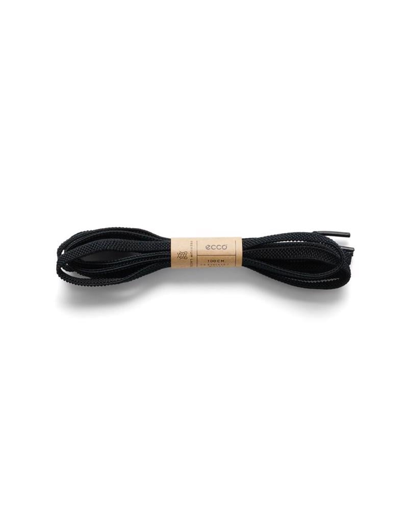 BLACK ECCO Elastic Flat Laces