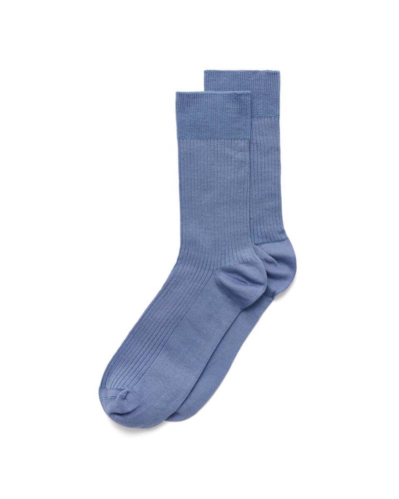 BLUE ECCO Vibe Ribbed Mid-Cut
