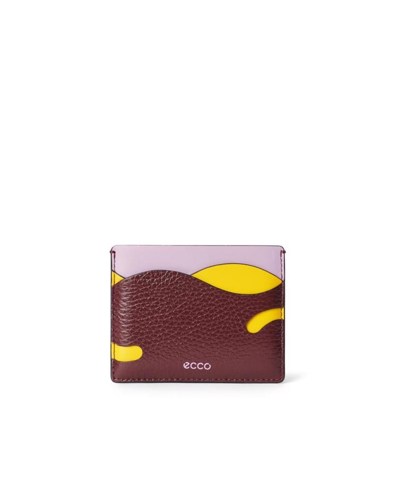 Red ECCO Card Case E Wave Pop 2