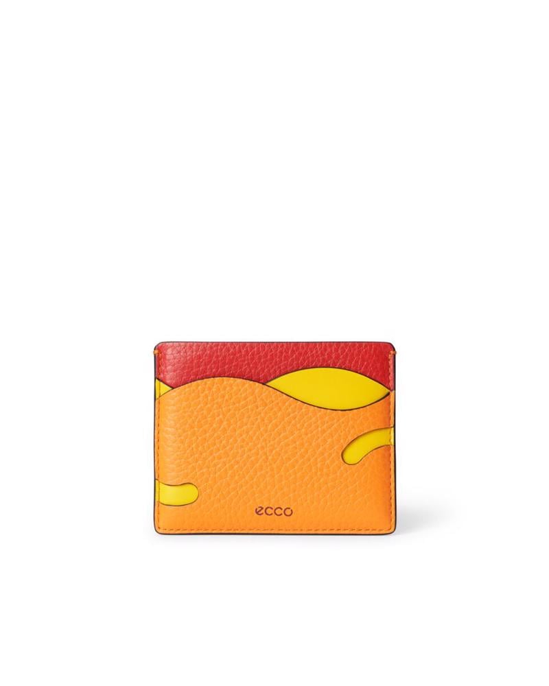 Orange ECCO Card Case E Wave Pop 4