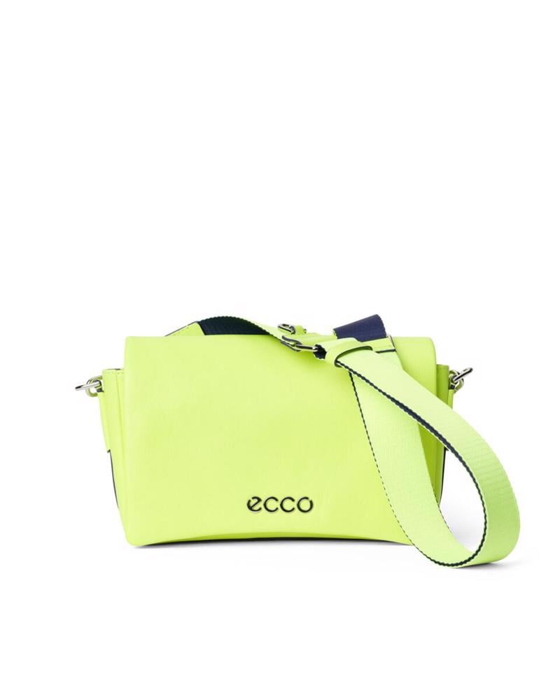 Yellow ECCO Pinch Bag L Soft Smooth Leather