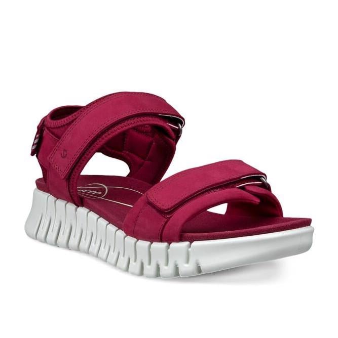Red ECCO Gruuv Sol W Red Plum