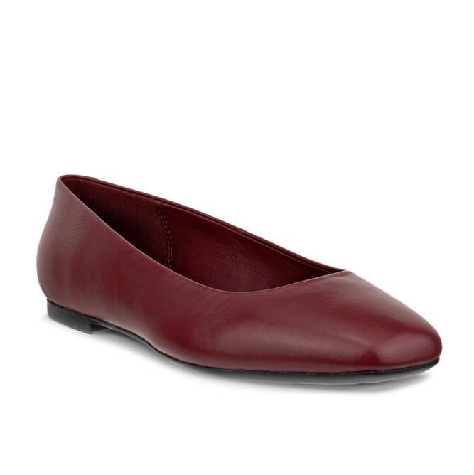 Red ECCO Margot Dark Ruby
