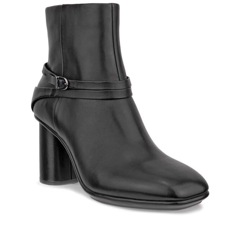 BLACK ECCO Sculpted Alba Block 65 Black