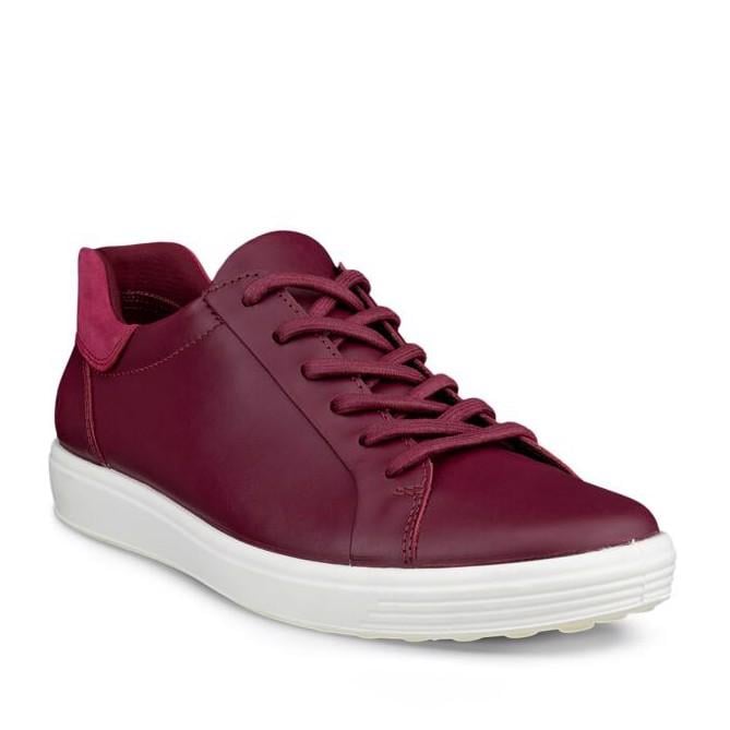 Red ECCO Soft 7 W Dark Ruby