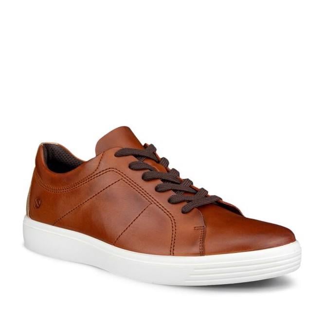 Brown ECCO Classic Sneaker M Cognac