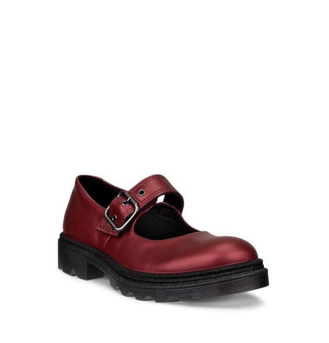 Red ECCO Grainer K Dark Ruby Foil  Metallic