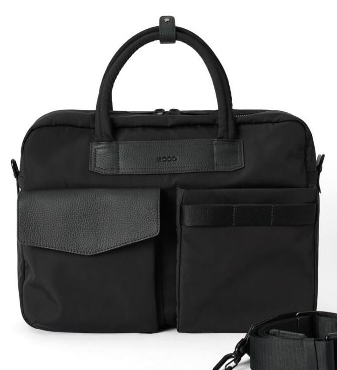 BLACK ECCO Voyager 12hr Folio Bag