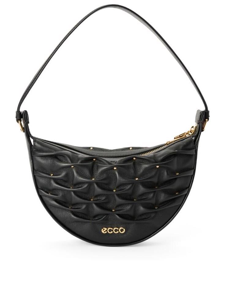 BLACK ECCO Fortune Bag S Pleats