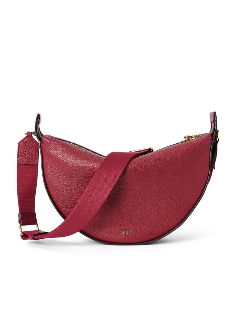 Red ECCO Fortune Bag M Pebbled Leather