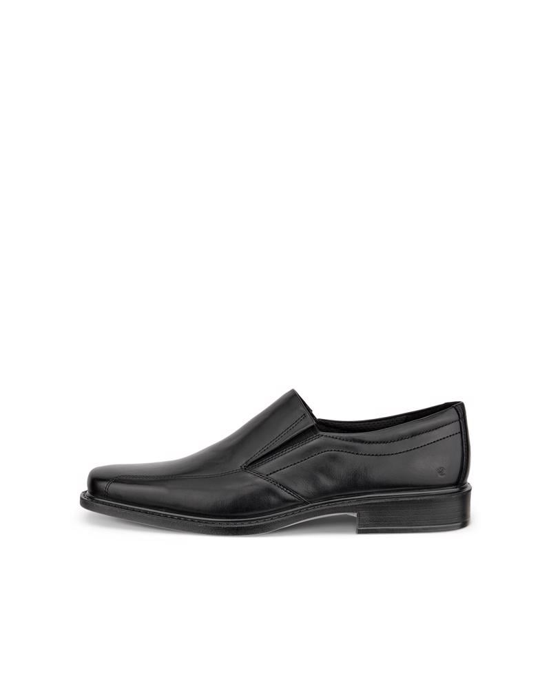BLACK ECCO NEW JERSEY LOAFER