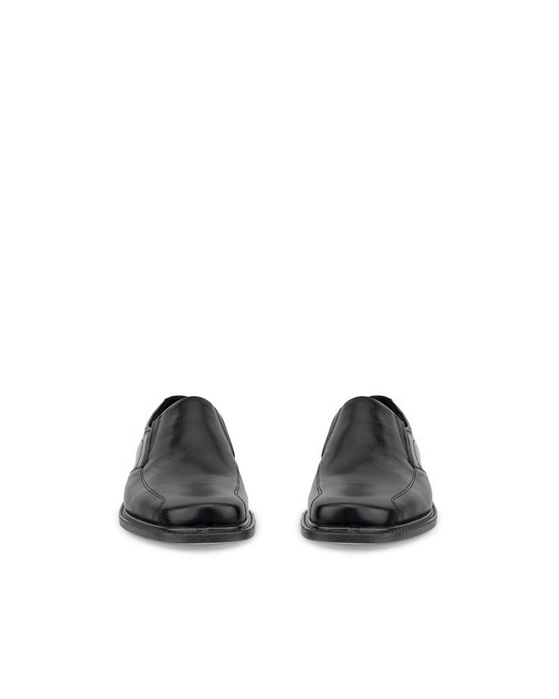 BLACK ECCO NEW JERSEY LOAFER