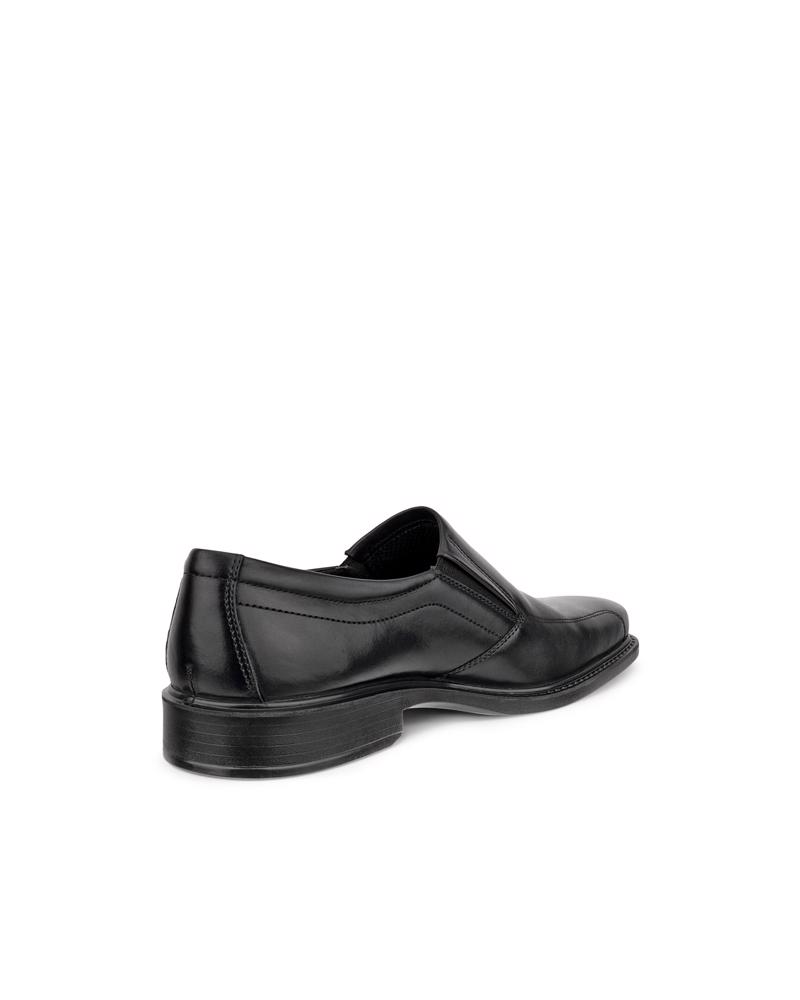 BLACK ECCO NEW JERSEY LOAFER