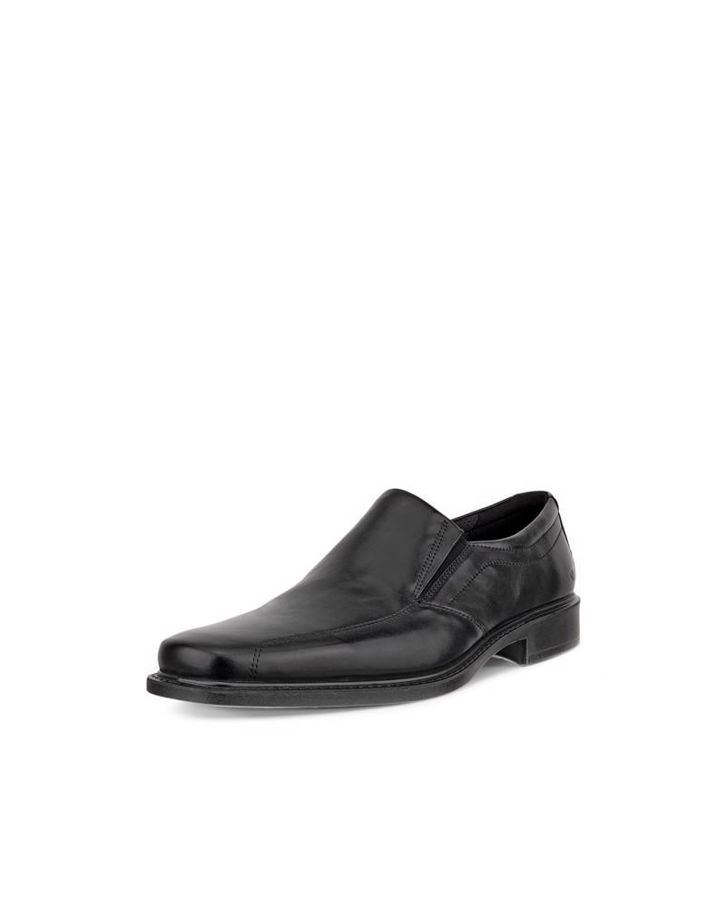 BLACK ECCO NEW JERSEY LOAFER