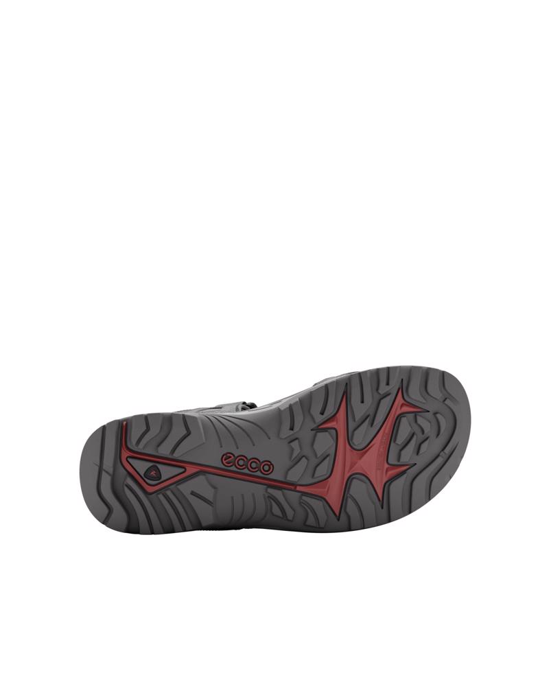 Grey ECCO Mens Yucatan Sandal