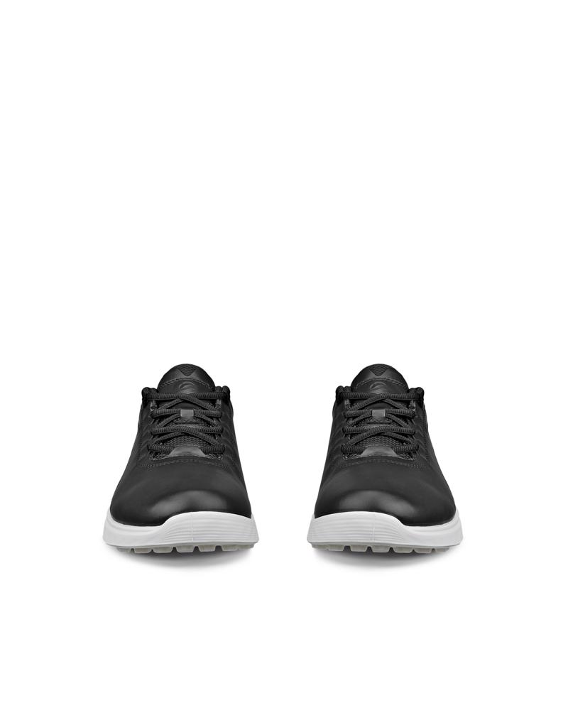 BLACK ECCO M Golf S-Casual Lace WP