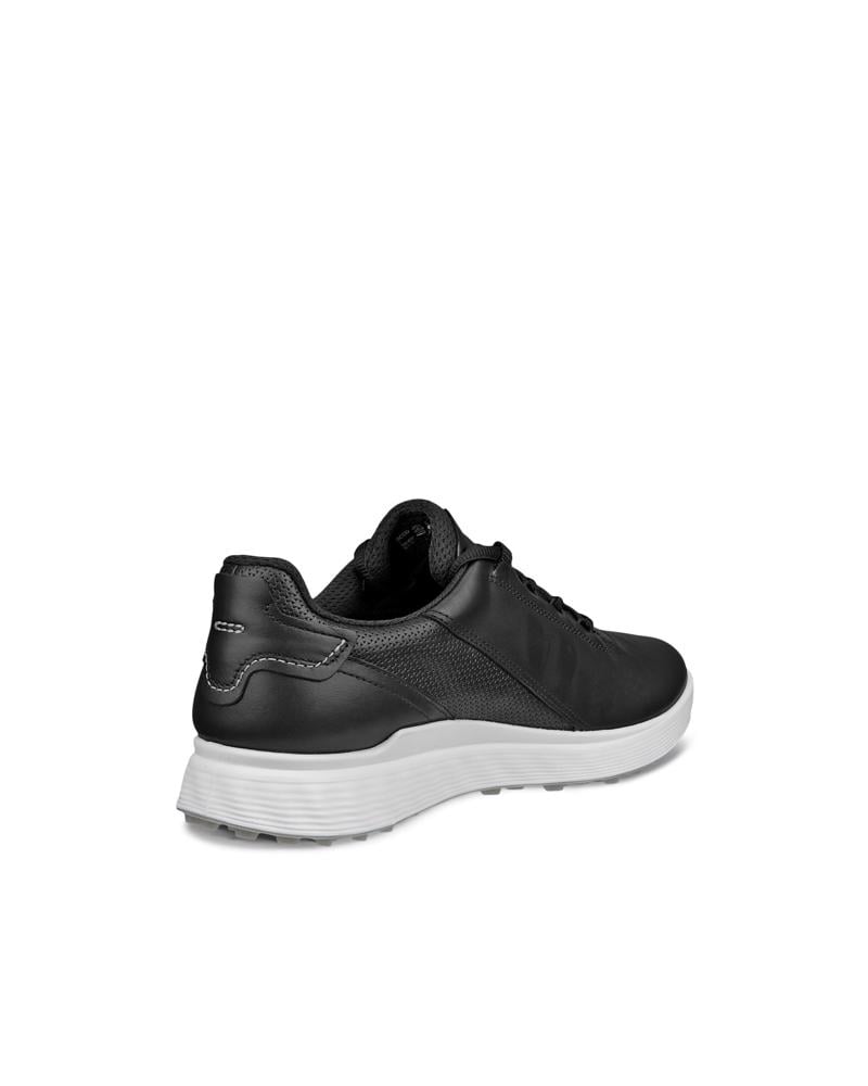 BLACK ECCO M Golf S-Casual Lace WP