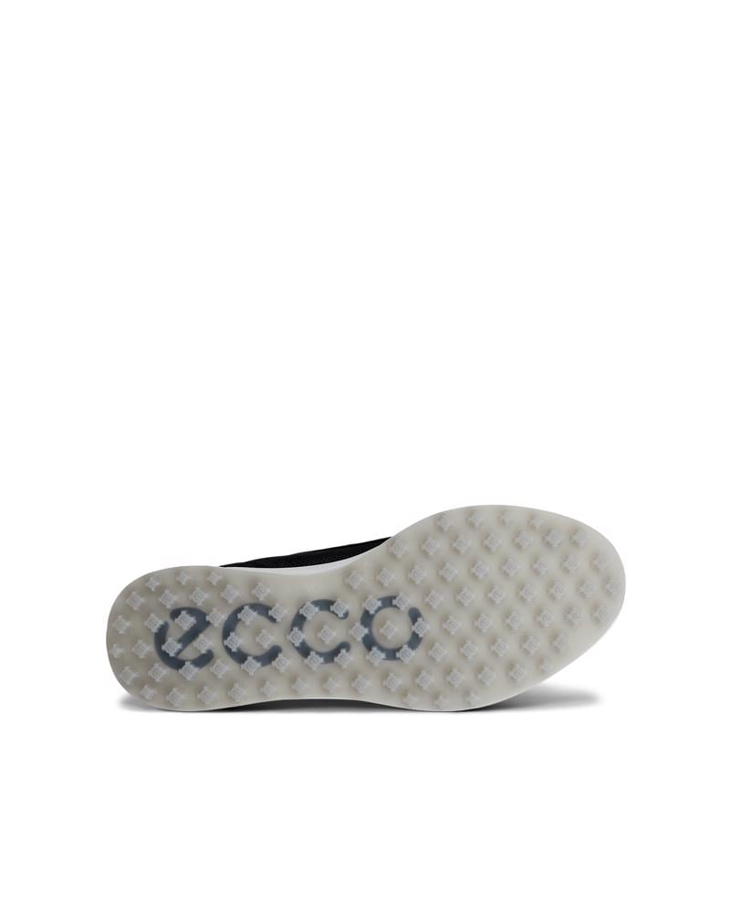 BLACK ECCO M Golf S-Casual Lace WP
