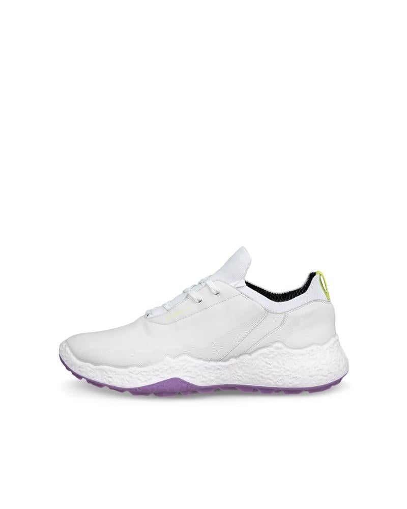 White ECCO W GOLF BIOM H5 LACE WP