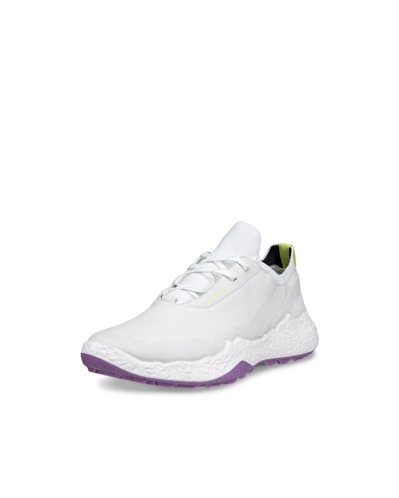 White ECCO W GOLF BIOM H5 LACE WP