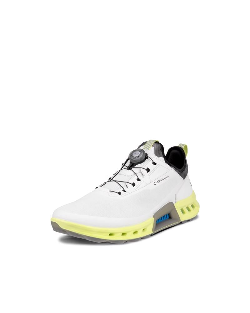 White ECCO M GOLF BIOM C4 BOA GTXS