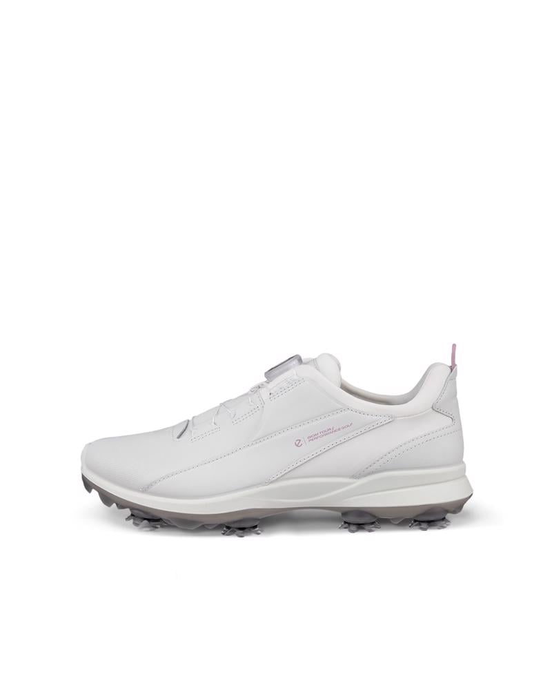 White ECCO W GOLF BIOM TOUR BOA WP