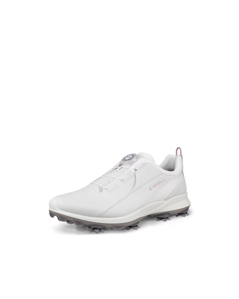 White ECCO W GOLF BIOM TOUR BOA WP