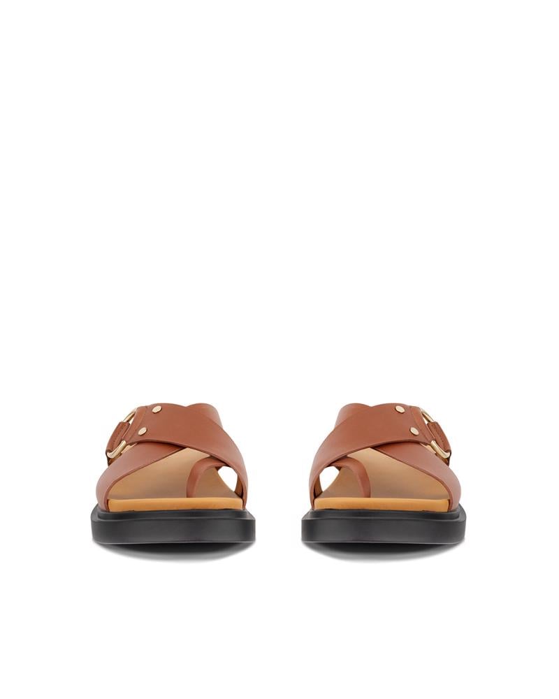 Brown ECCO METRO SEOUL SANDAL W RING