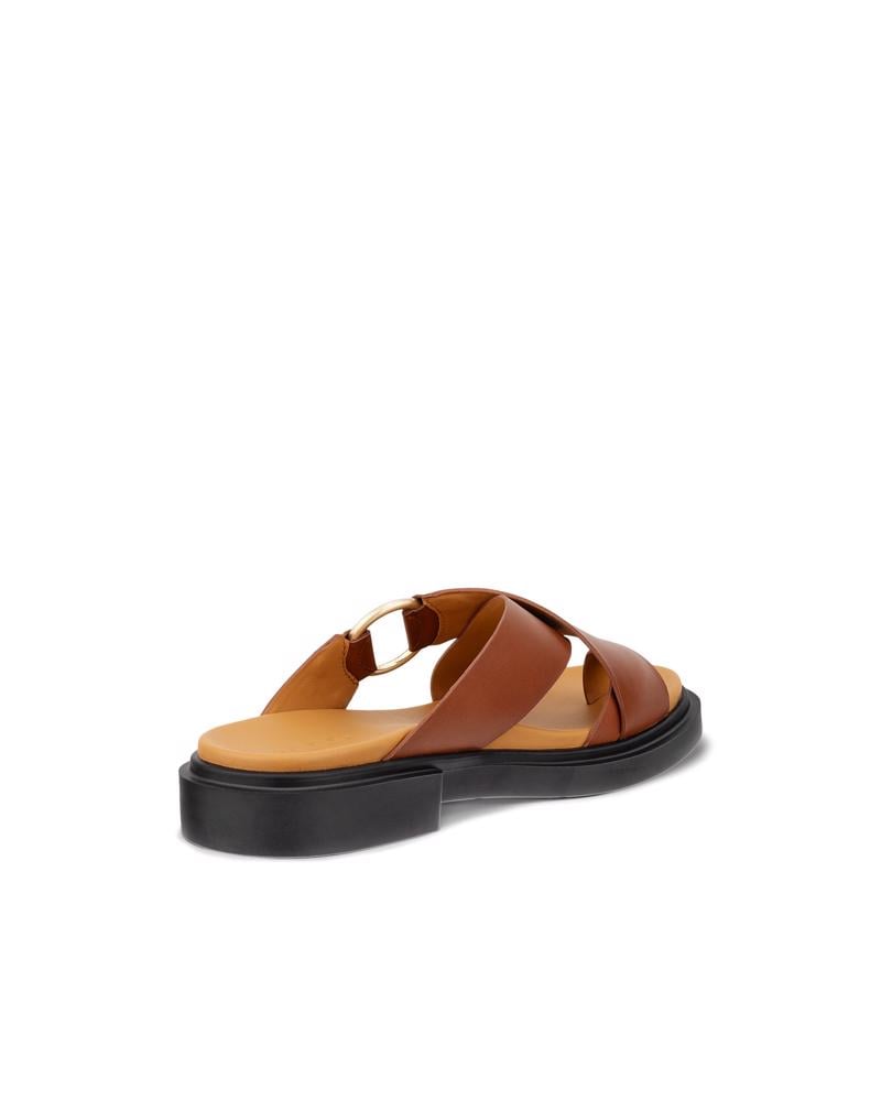 Brown ECCO METRO SEOUL SANDAL W RING