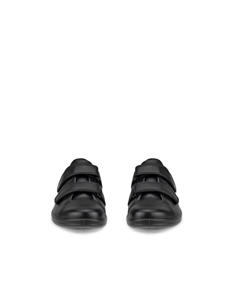 BLACK ECCO SOFT 2.0 VELCRO