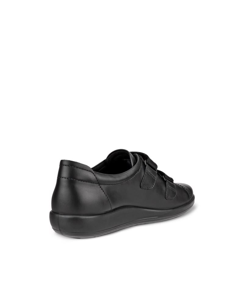 BLACK ECCO SOFT 2.0 VELCRO
