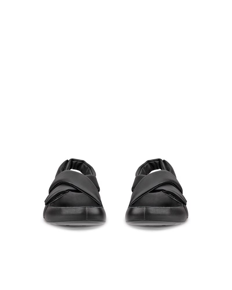 BLACK ECCO COZMO W CROOS SANDAL