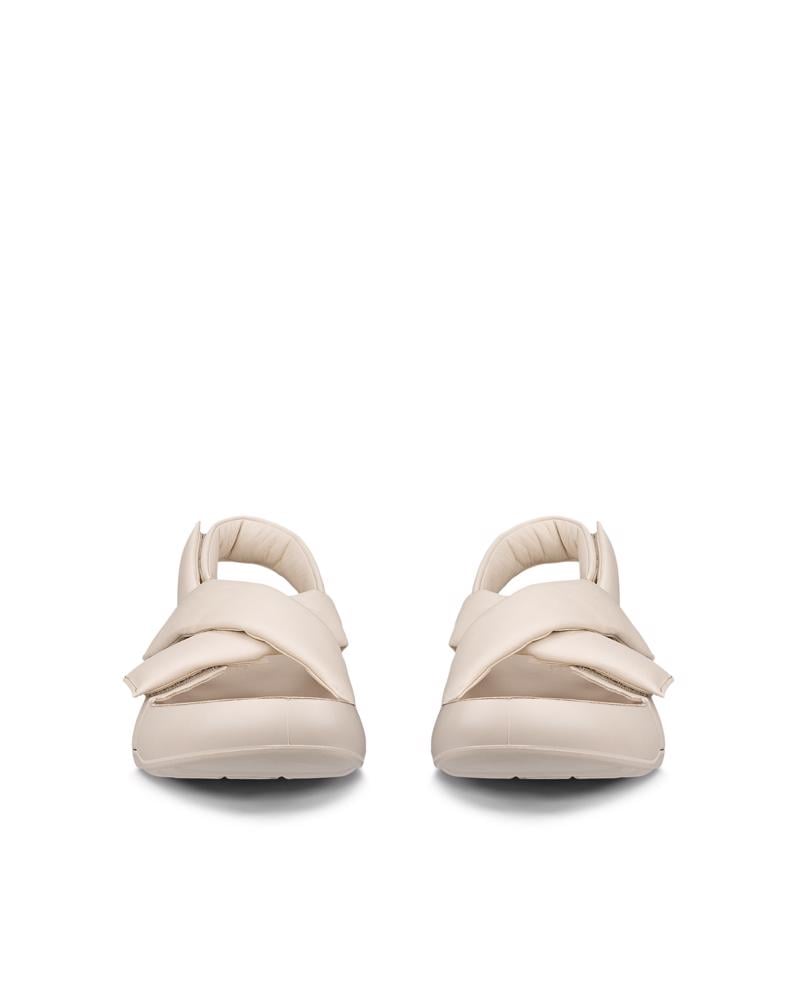 Beige ECCO COZMO W CROOS SANDAL